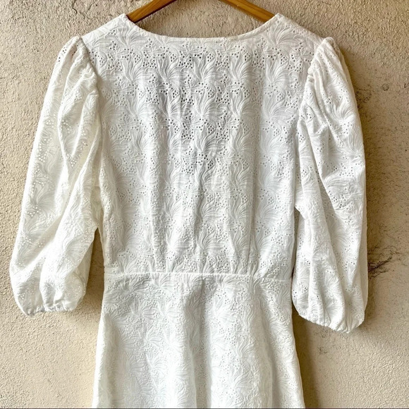 Nicholas the Label Danni Dress Featherington Eyelet White Lace 6 - Picture 8 of 12